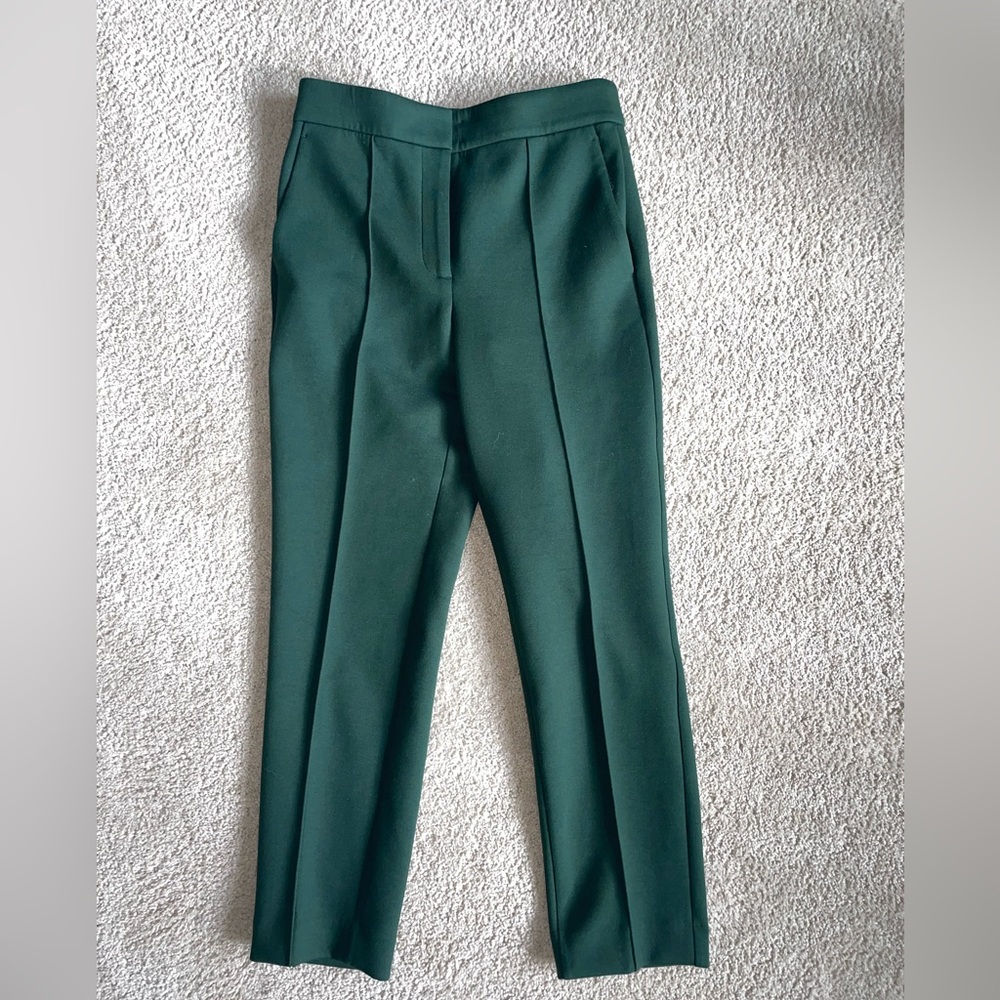 Dark Green Ankle Dress Pants Size 2
